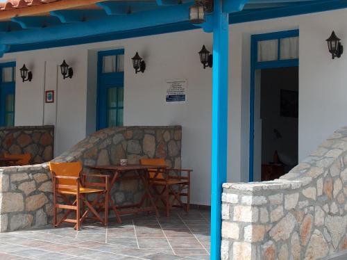 Rõdu/terrass, Filio rooms in Kalamos (Cythera)