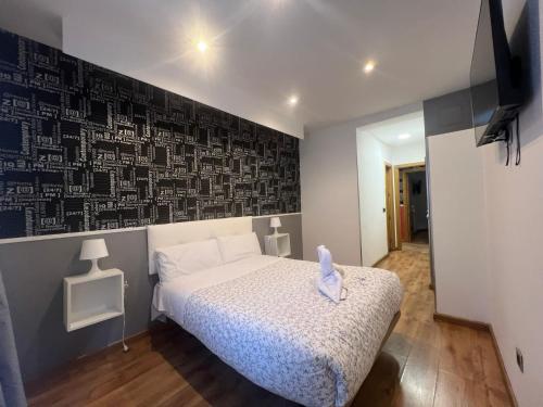Camera doppia, piccola, bagno in comune