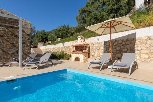 Corfu Travel Sories Villa, Private Pool - Stunning Sea Views - Accessible - 4 Bedrooms