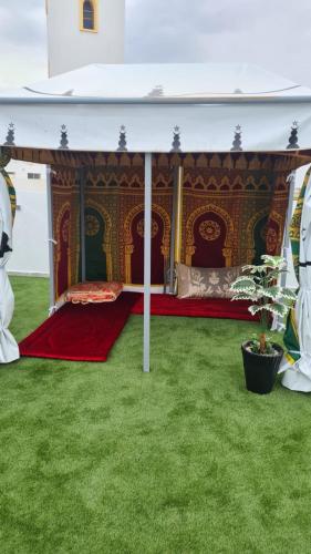 Camping on the rooftop close to Casablanca Airport in Nouaceur