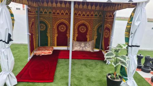 Camping on the rooftop close to Casablanca Airport in Nouaceur