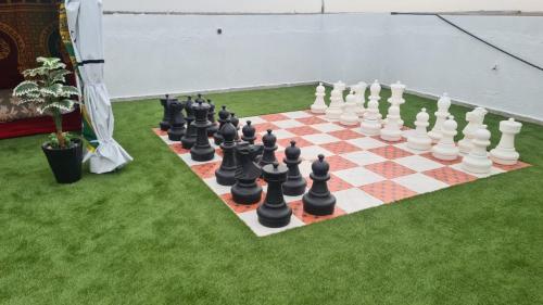 Camping on the rooftop close to Casablanca Airport in Nouaceur