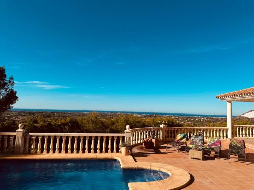  Denia Dream Seaview Golf, Tennis & Beach Villa in Muntanya la Sella