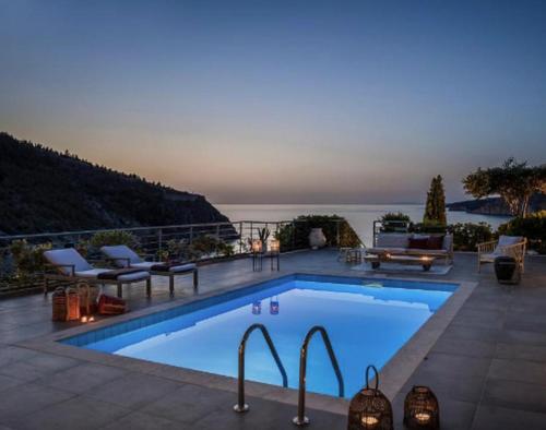 Sensational Kefalonia Villa, Villa Lotto, 2 Bedrooms, Seafornt, Spectacular Sea Views, Private Outdoor Pool, Assos
