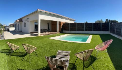 Maison de Vacances Avec Piscine Privée en Corse, BORGO - Location saisonnière - Borgo