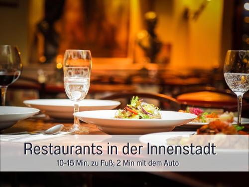 Restaurant, Schöne, ruhige Stadtwohnung, Küche, SmartTV, 1-5 Pers (Schone, ruhige Stadtwohnung, Kuche, SmartTV, 1-5 Pers) in Brandenburg an der Havel
