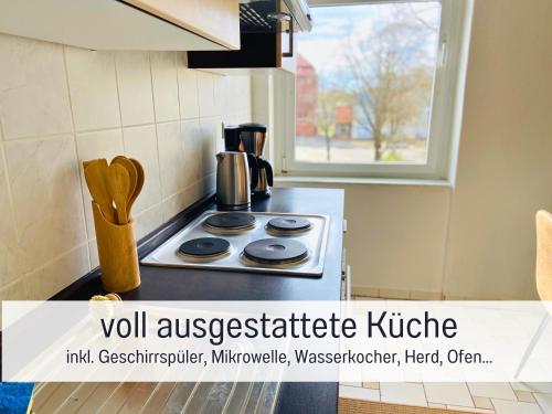 Küche, Schöne, ruhige Stadtwohnung, Küche, SmartTV, 1-5 Pers (Schone, ruhige Stadtwohnung, Kuche, SmartTV, 1-5 Pers) in Brandenburg an der Havel