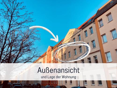 Unterkunft von außen, Schöne, ruhige Stadtwohnung, Küche, SmartTV, 1-5 Pers (Schone, ruhige Stadtwohnung, Kuche, SmartTV, 1-5 Pers) in Brandenburg an der Havel