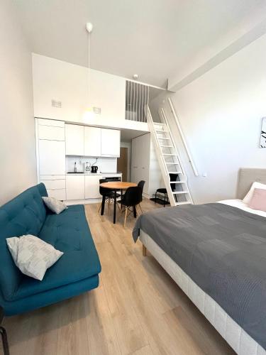 Scandinavian loft 1BR apartment near city centre