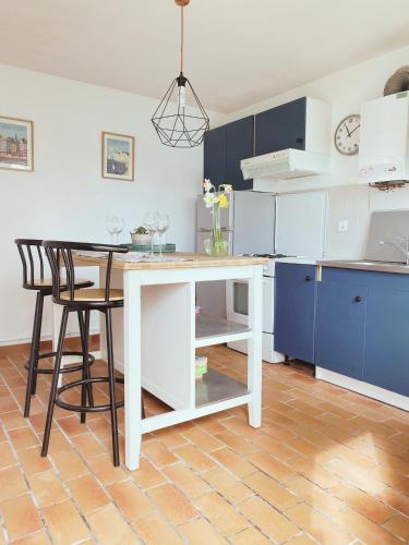 virtuve, Gite L'Erable Normand in Bretteville-l'Orgueilleuse