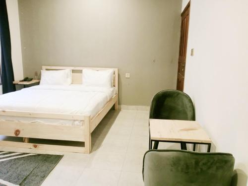 1 double bed
