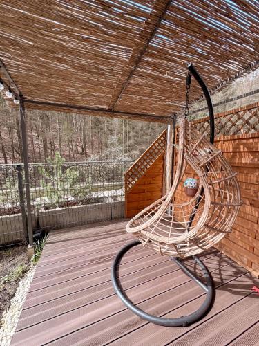 Z ogródkiem i widokiem na las Z ogródkiem i widokiem na las