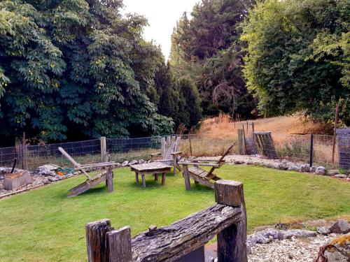 Garden, Peter's Farm Lodge in Waipiata