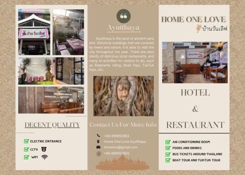 Home one love Ayutthaya bangalow Zone by one love group