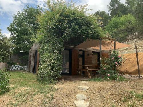 Maison en bois à Entrechaux