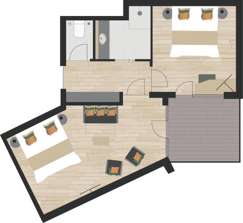 Doppelzimmer, familien