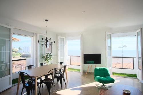 Appartement avec balcons vue mer à Pontaillac