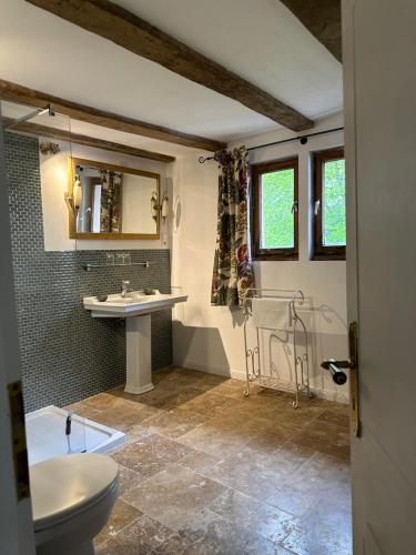 浴室, Kutscherhaus der Burg Oberehe in 德賴布呂克