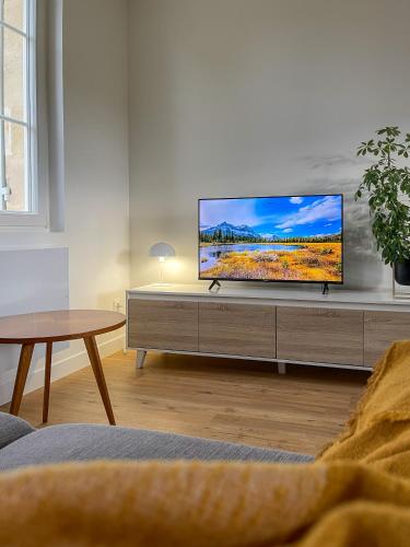 Maison cosy avec vue sur les vignes.