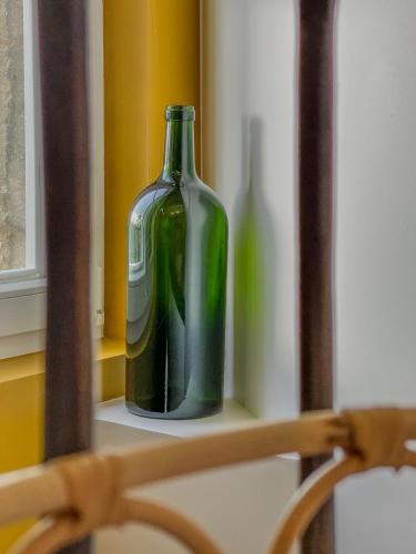 Maison cosy avec vue sur les vignes.