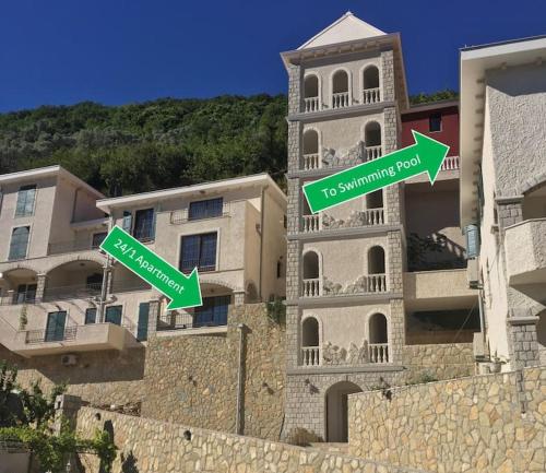 Kotor Bay Perast Seaview in Boka Gardens in كوستانجيكا