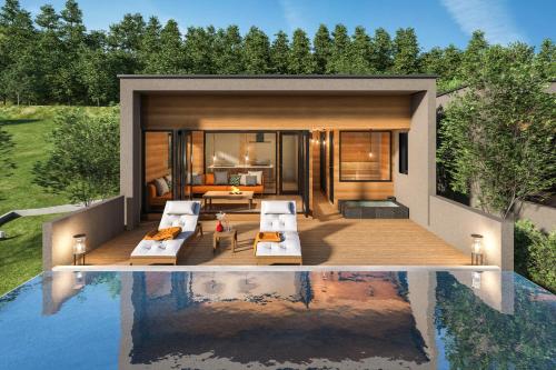 Exterior view, Fuji View and Spa Resort TSUMUGI Kawaguchiko in Oishi Park