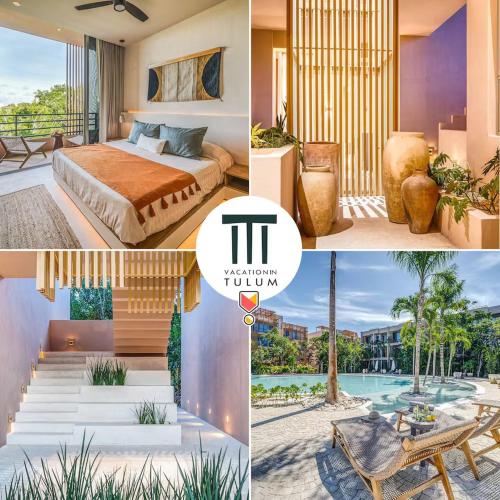 Fast Wi-Fi 1BR in Tulum with Pool, Restaurant, Gym