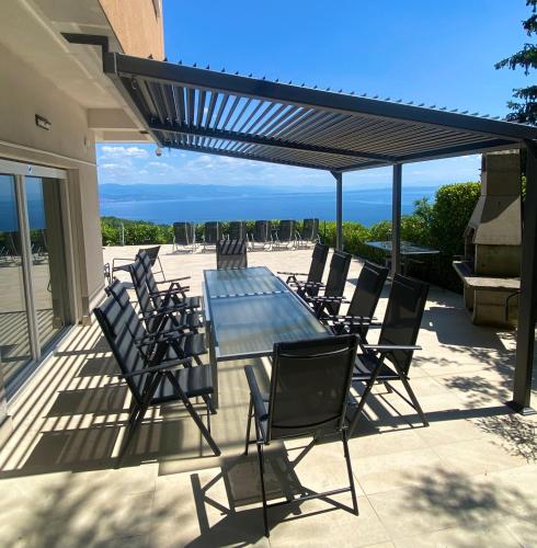 VILLA ETERNITY - panoramic sea view - Boxspringbetten - Pool - Opatija-Poljane