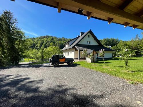 A szálláshely kívülről, Bieszczadzki Brzeg in Wolkowyja