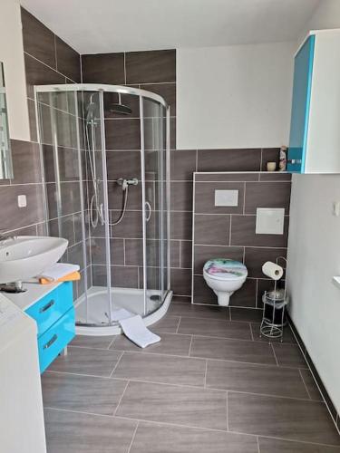 Vannituba, Gästewohnung Kleinstadtperle in Pritzwalk (Gastewohnung Kleinstadtperle in Pritzwalk) in Pritzwalk