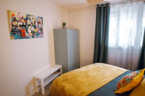 Cozy 2 bedroom Artbnb Toulouse train station Garage Wi-Fi