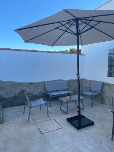 balkon/terras, Casa Rural la Ermita in Fregenal De La Sierra