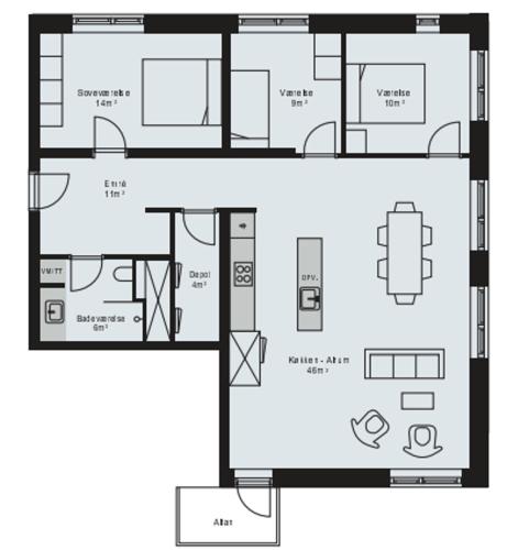 Luxurios 3-BR apartment with great views - 148, Kopenhaga (zdjęcie 10)