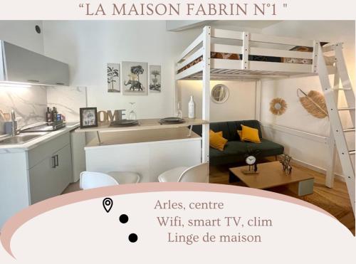 "La maison Fabrin" Studio N1 Arles centre