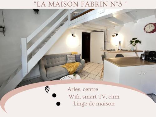 "La maison Fabrin" Studio N3 Arles centre