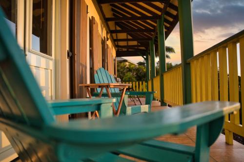 Balcony/terrace, Trois Piton Apartments in Portsmouth