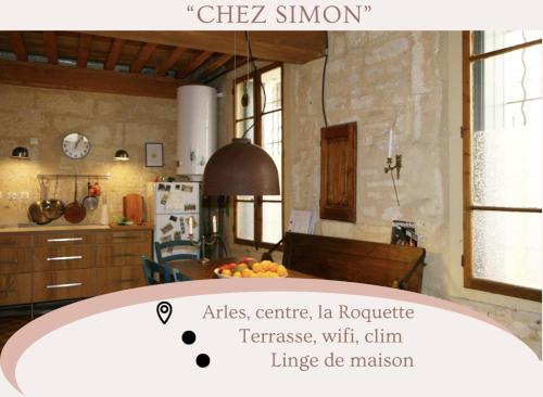 "Chez Simon" Terrasse Arles Roquette