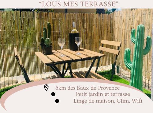 "Lou Mes" Baux-de-Provence Terrasse