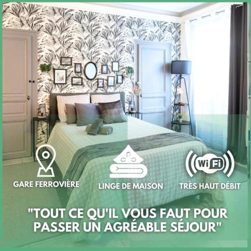 LA HALTE TROYENNE - Gare - Parking - Confort & Cosy - RENT IMMO - Location saisonnière - Sainte-Savine