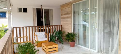 Erkély/terasz, CASA LA ESTANCIa in Tena