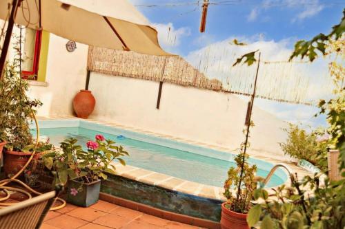 One bedroom apartement with shared pool furnished terrace and wifi at Arbucies