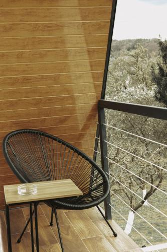 Balkons/terase, Cabana Serenity - A-frame in Kotenesti