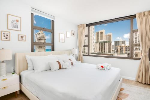 Modern & Chic Ocean View Waikiki Beach with Parking!, Honolulu (foto 8)