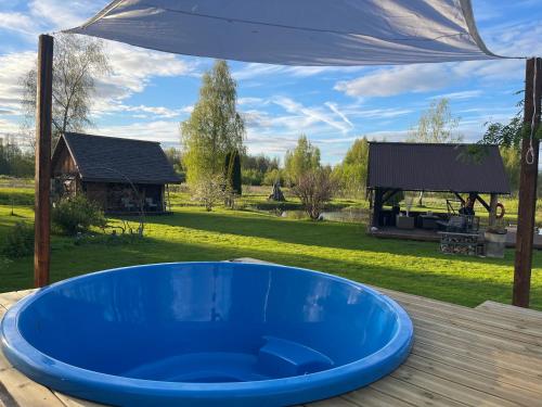 Karstais baseins, Wiire Private Holiday Home & Smoke Sauna in Saulepa