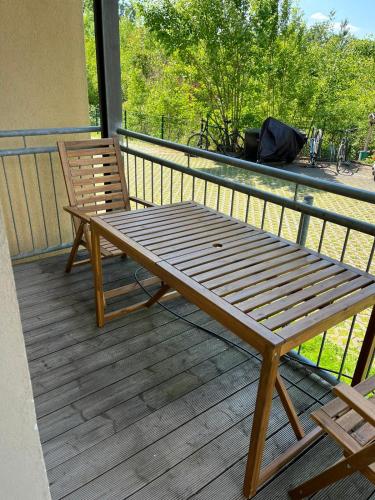 Apartment Leuben - Stylisch - Balkon - Küche, Drážďany (fotografie 11)