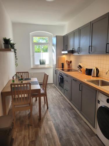 Apartment Leuben - Stylisch - Balkon - Küche, Drážďany (fotografie 5)