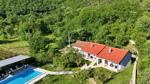 Viesnīcas āriene, Rustic Village House 4 in Riječani