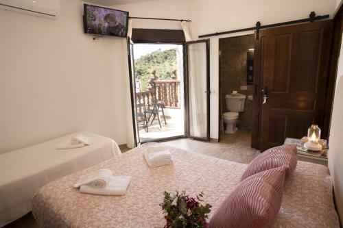Dreibettzimmer, bergblick