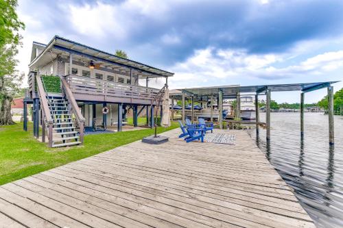 Riverfront Springfield Home with Scenic Deck and Dock!