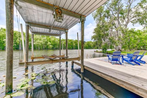 Riverfront Springfield Home with Scenic Deck and Dock!